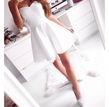 White dress!