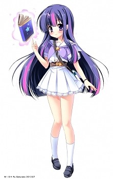 MLP Twilight Sparkle - forma humanoidalna w stylu anime