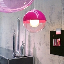 Lampa wisząca różowa - Koziol - Orion
