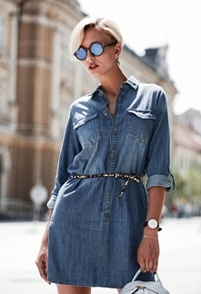 dżinsowa sukienka