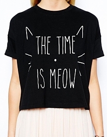 Crop Top "The Time is ...