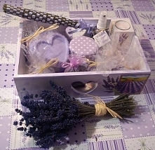 lawenda, zestaw prezentowy