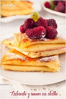 Naleśniki na słodko z pysznym nadzieniem ilovebake.pl