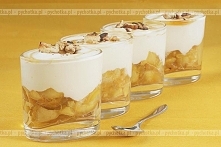 Mus morelowo-śmietanowy