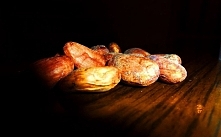 surowe ziarno kakowca