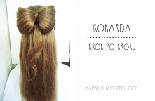 kokarda- fryzura krok po kroku