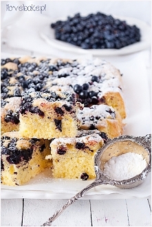 Ciasto z jagodami ilovebake.pl