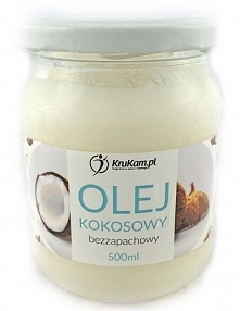 Olej kokosowy uważany za najzdrowszy olej świata. Spożywczy i kosmetyczny (takie ma właściwości). Uwaga  - olej kokosowy nie nadaje się do włosów o niskiej porowatości, cienkich...