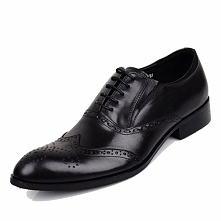 Mens Lace-Up Leather Brogue Shoes