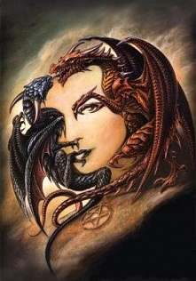 Walczące smoki tworzą wspan...