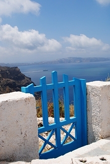 Greckie klimaty w Thira, Sa...