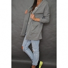 Blazer oversize - szary . Dostępny na naszych aukcjach -po kliknieciu w zdjecie