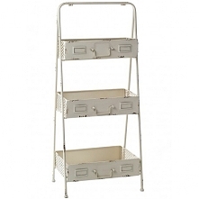 Bardzo praktyczny pomocnik metalowy marki Aluro. Może posłużyć jako na przykład kwietnik w ogrodzie.