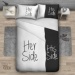 Wyjątkowa pościel Her Side/His Side dzięki niej Twoje wnętrze będzie wyjątkowe dostepna już w sklepie GeekFashion.pl