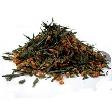 Nowość w naszym sklepie, Genmaicha. Japońska zielona herbata z dodatkiem prażonego brązowego ryżu, delikatna w smaku z zaskakującym posmakiem orzechów.