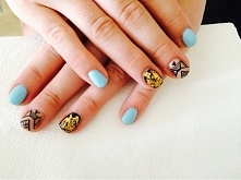 #hybryda#paznokcie hybrydowe#rapidograf#folia transferowa #moja praca