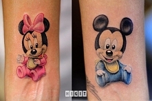 tatuaże myszka miki <3