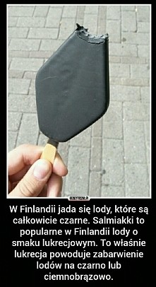 czarne lody
