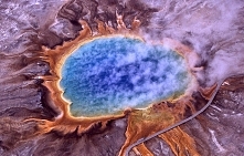 The Grand Prismatic Spring, Yellowstone National Park.