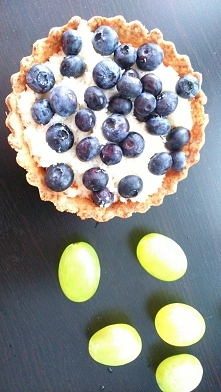 Kruche tarteletki z masą kokosową. Przepis po kliknięciu na zdjęcie.