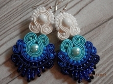 Sutasz kolczyki inspirowane morskimi falami, Polecam:-)