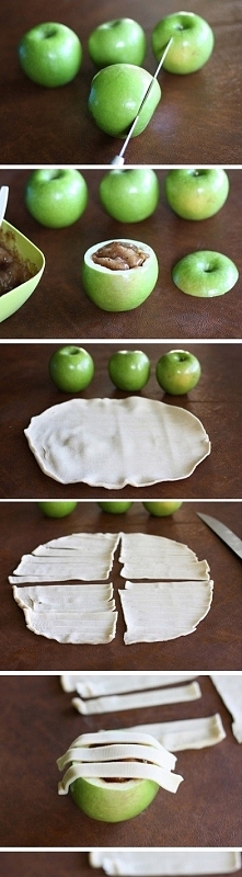 Apple Pie upieczone w jabłku :)