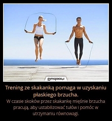 Drugi dzień wyzwania ze skakanką, 1402 skoki(27min.) za mną ;)