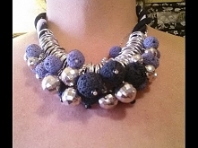 Collana con perle laviche - Tutorial bijoux