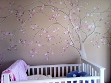 Motyw dekoracyjny we wnętrzu - kwiaty w pokoju malucha