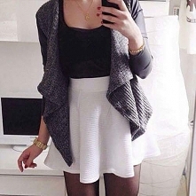 white skirt