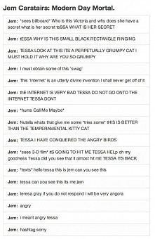 Jem Carstairs : Modern Day Mortal