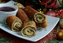 Krokiety z maślakami