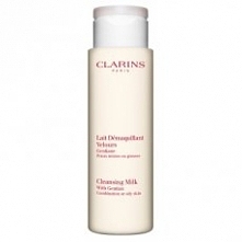 CLARINS CLEANSING MILK (W) MLECZKO DO DEMAKIJAŻU TWARZY CERA MIESZANA/TŁUSTA