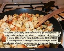 Co zrobić ze starym chlebem?