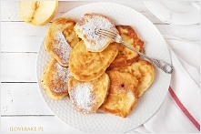 Placki z jabłkami przepis ilovebake.pl