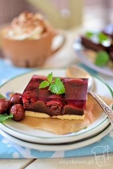 Kakaowe ciasto z kaszy mann...