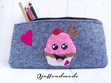 Muffinkowy piórnik na osłodę powrotu do szkoły ;) Piórnik dostępny w sklepie na DaWandzie.