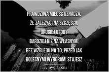 Szczęście oddaje tobie.