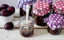 czekośliwka, czyli powidła śliwkowe z czekoladą, cynamonem i jabłkiem