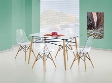 Stół - Quadre - Eiffel Wood Glass