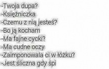 jaki kochany:"(