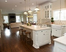 otwarta kuchnia i wyspa, co...