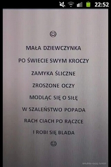 Mała dziewczynka...