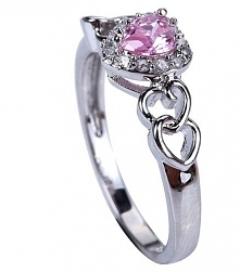 Pierścionek z serduszkiem