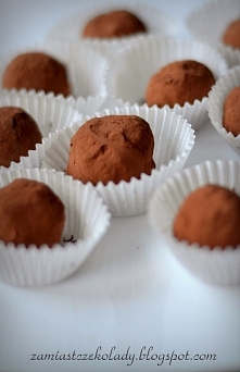 Czekoladowa trufla z maliną