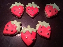 Truskawki piernikowe, idealne na urodzinki dla dziecka:)