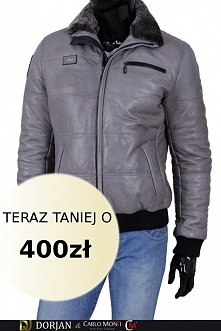 KURTKA SKÓRZANA PIKOWANA MĘSKA DORJAN CM MAR102 teraz taniej w sklepie internetowym firmy DORJAN