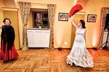 Ogniste flamenco, jako atrakcja weselna- uzupełnienie dla czerwonych dodatków :)