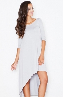 Figl M392 sukienka szara Niebanalna sukienka