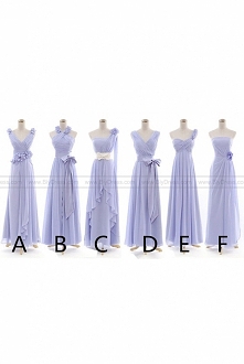 Purple A line Long Cheap Bridesmaid Dresses/Long Prom Dress/Wedding Party Dress/Evening Dresses
